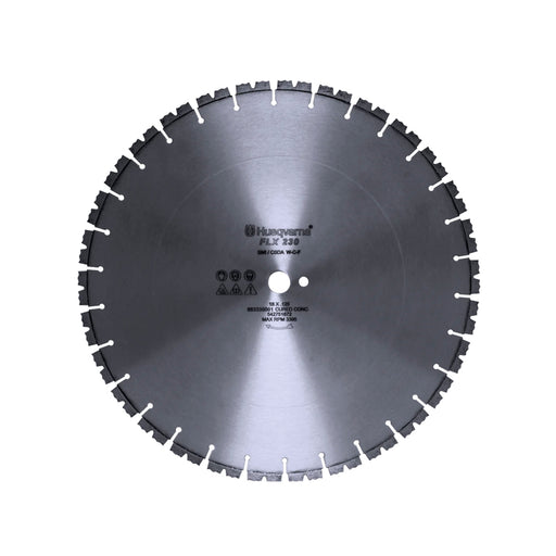 Husqvarna FLX 230, Diamond Saw Blade, 20 In. x 0.125 In. x 1DP-20mmB, Concrete, 542751673