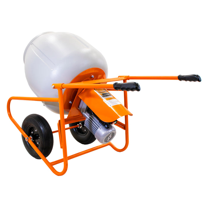 Brave Portable Cement Mixer, 3.5 Cu. Ft. Poly Drum, 1/2 HP 120V Motor – GWG311796