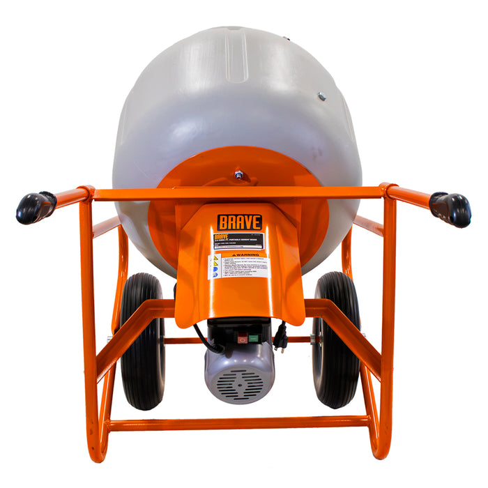 Brave Portable Cement Mixer, 3.5 Cu. Ft. Poly Drum, 1/2 HP 120V Motor – GWG311796
