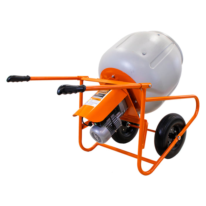 Brave Portable Cement Mixer, 3.5 Cu. Ft. Poly Drum, 1/2 HP 120V Motor – GWG311796