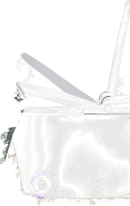 Forno Acqua Luxurious Smart Toilet, Includes Heated Seat, Auto Flush, Auto Lid, Powerful Flush, Ideal for Powder Rooms (CSTPB0)