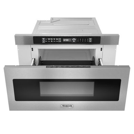 Thor Kitchen 30-Inch Microwave Drawer (TMD3001) – control panel open