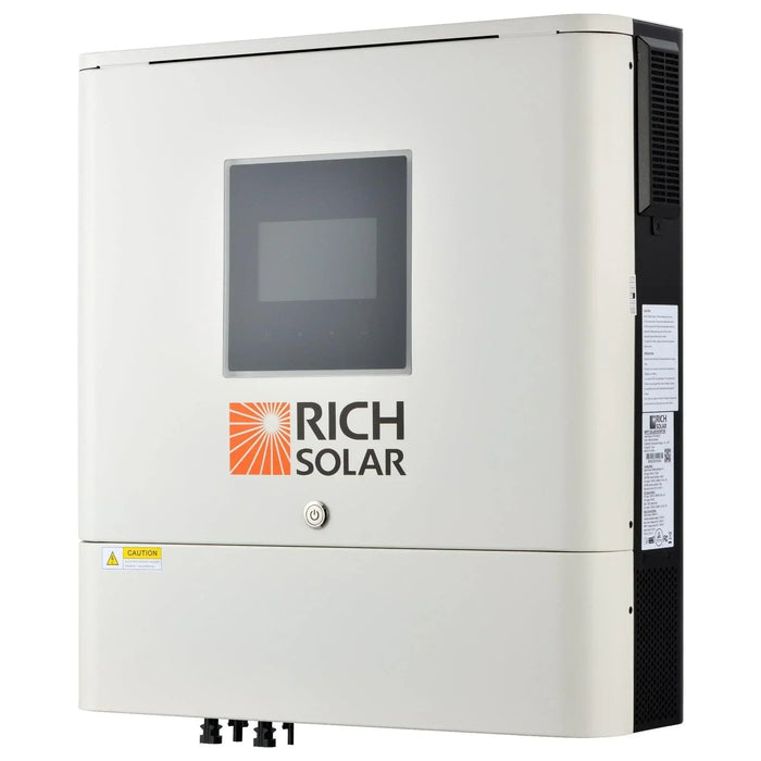Green Vista Living Rich Solar NOVA 6500S | 6500 Watt (6.5kW) 48 Volt Off-Grid Hybrid Solar Inverter | UL Certified