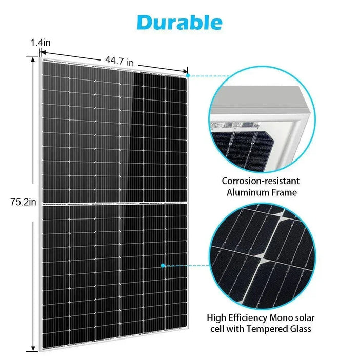 Green Vista Living Sungold Power 450W MONO PERC SOLAR PANEL FULL PALLET (32 PANELS) - Installation View
