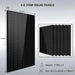 Green Vista Living Off Grid Solar Kit 6000W 48VDC 120V/240V 10.24KWH Lithium Battery 6 X 370 Watt Solar... - Lifestyle View