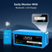 Green Vista Living Sungold Power 24V 100Ah LiFePo4 Deep Cycle Lithium Battery Bluetooth Self-Heating / IP65 - Detail View