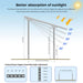 Green Vista Living Sungold Power Modular & Expandable Ground Mount Brackets for 2× 400W–590W Solar Panels - Detail View