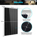 Green Vista Living Sungold Power 550 Watt Monocrystalline PERC Solar Panel - Detail View