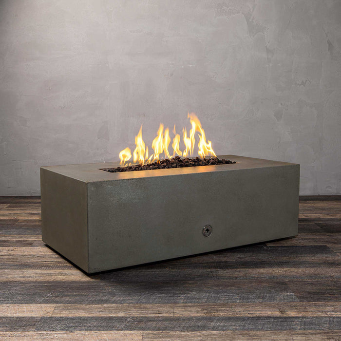 Starfire Designs Gravity 48" x 32" Rectangle Concrete Gas Fire Pit Starfire Designs