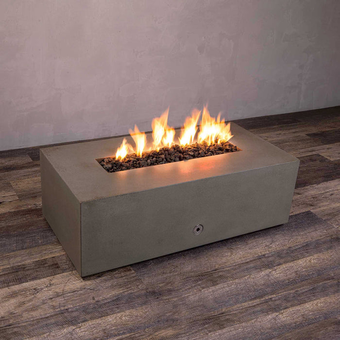 Starfire Designs Gravity 48" x 32" Rectangle Concrete Gas Fire Pit Starfire Designs