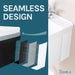 Tehila Standard Wall-Mounted White Utility Sink with Chrome Finish Pull-Out Faucet - Features