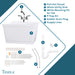 Tehila Standard Wall-Mounted White Utility Sink with Chrome Finish Pull-Out Faucet - View 9