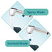 Tehila Standard Freestanding White Utility Sink with Chrome Finish Pull-Out Faucet - Close-Up