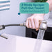 Tehila Standard Freestanding White Utility Sink with Stainless Steel Finish Pull-Out Faucet - Lifestyle View