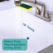 Tehila Standard Freestanding White Utility Sink with Stainless Steel Finish Pull-Out Faucet - Features