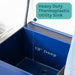 Tehila Standard Freestanding Blue Utility Sink with Black Legs, Water Supply Lines Included - Dimensions