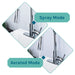 Tehila Standard Freestanding White Utility Sink with Chrome Finish High-Arc Pull-Down Faucet - Close-Up