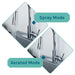 Tehila Standard Freestanding Grey Utility Sink with Chrome Finish High-Arc Pull-Down Faucet - Close-Up