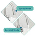 Tehila Standard Freestanding White Utility Sink with Stainless Steel Finish High-Arc Pull-Down Faucet - Close-Up