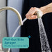 Tehila Standard Freestanding White Utility Sink with Black Legs and Stainless Steel Finish Wide-set... - Lifestyle View