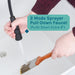 Tehila Standard Freestanding White Utility Sink with Black Finish High-Arc Coil Pull-Down Faucet - Dimensions