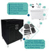 Tehila Black Vanity Cabinet and White Utility Sink with Chrome Finish Pull-Out Faucet - View 10