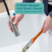 Tehila White Vanity Cabinet and White Utility Sink with Stainless Steel Finish High-Arc Pull-Down Faucet - View 9