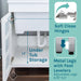 Tehila White Vanity Cabinet and White Utility Sink with Stainless Steel Finish Pull-Out Faucet - Installation View