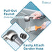 Tehila Space Saver Freestanding Grey Utility Sink with Stainless Steel Finish Pull-Out Faucet - Features