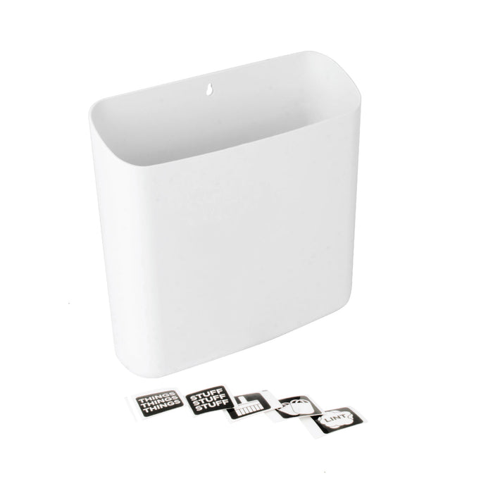 Utility Sink Large Magnetic Lint Bin (White) Bathroom Fixture
