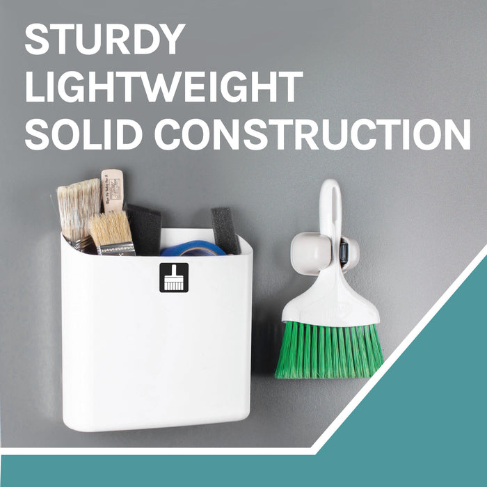 Utility Sink Large Magnetic Lint Bin (White) Bathroom Fixture - Features