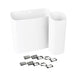 Utility Sink Magnetic Lint Bin Combo Pack (White) Bathroom Fixture