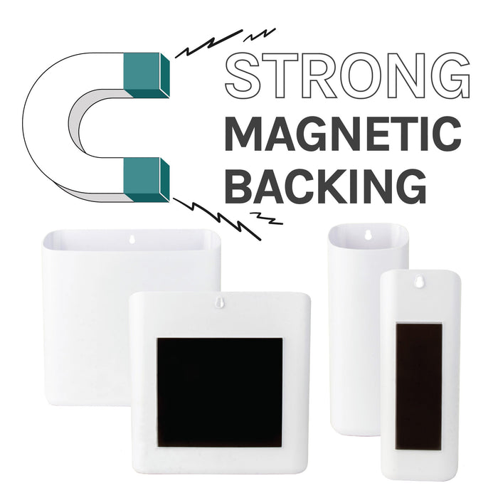 Utility Sink Magnetic Lint Bin Combo Pack (White) Bathroom Fixture - Close-Up