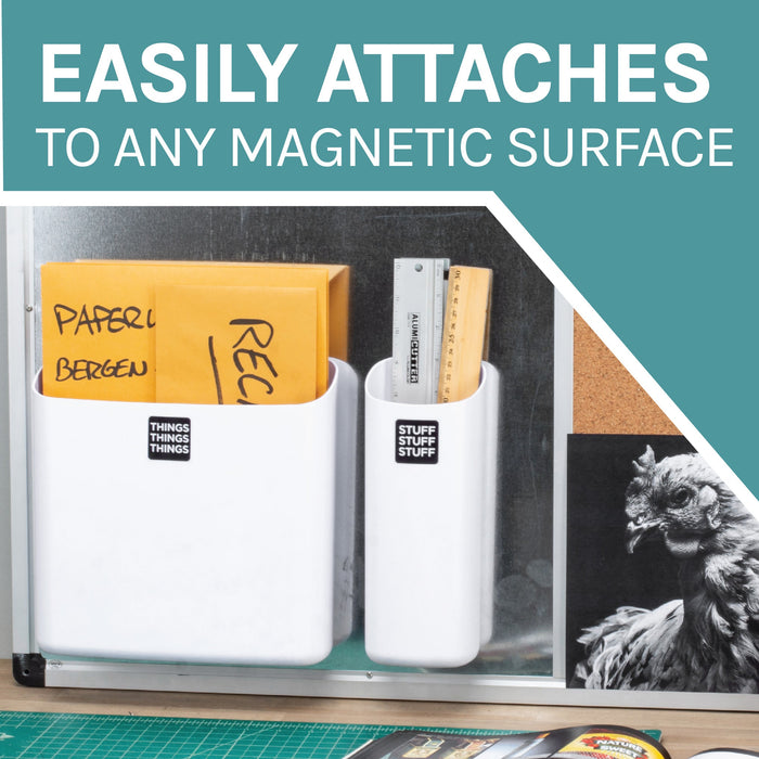 Utility Sink Magnetic Lint Bin Combo Pack (White) Bathroom Fixture - Dimensions