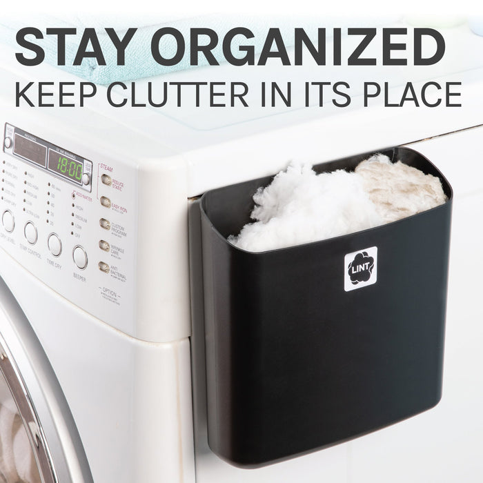 Utility Sink Magnetic Lint Bin Combo Pack (Black) Bathroom Fixture - Detail View