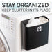 Utility Sink Large Magnetic Lint Bin (Black) Bathroom Fixture - Detail View
