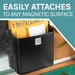 Utility Sink Large Magnetic Lint Bin (Black) Bathroom Fixture - Dimensions