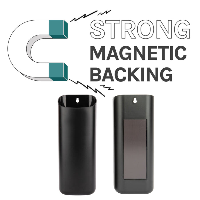 Utility Sink Small Magnetic Lint Bin (Black) Bathroom Fixture - Lifestyle View