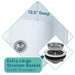 Tehila Luxe Freestanding White Utility Sink with Stainless Steel Finish High-Arc Coil Pull-Down Faucet - Features