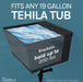 Utility Sink Tehila Black Wall Mounting Kit for Tehila Standard Sinks - Detail View