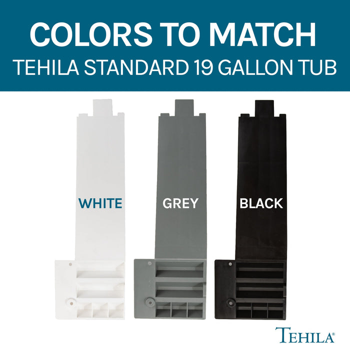 Utility Sink Tehila Black Wall Mounting Kit for Tehila Standard Sinks - Dimensions