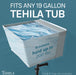 Utility Sink Tehila Grey Wall Mounting Kit for Tehila Standard Sinks - Detail View