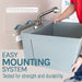 Utility Sink Tehila Grey Wall Mounting Kit for Tehila Standard Sinks - Side View