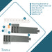Utility Sink Tehila Grey Wall Mounting Kit for Tehila Standard Sinks - View 9