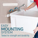 Utility Sink Tehila White Wall Mounting Kit for Tehila Standard Sinks - Close-Up