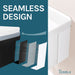 Tehila Standard Wall-Mounted White Utility Sink, Water Supply Lines Included - Dimensions