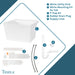 Tehila Standard Wall-Mounted White Utility Sink, Water Supply Lines Included - View 9