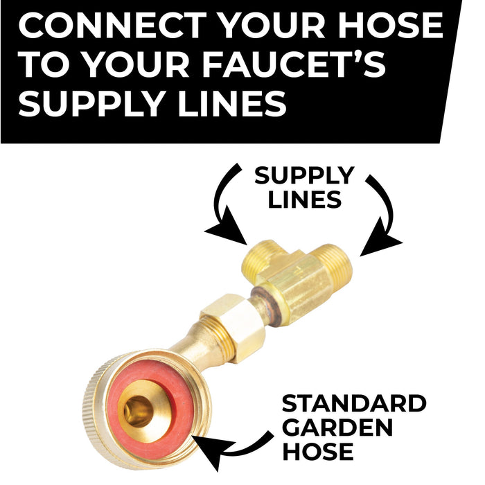¾ in. Garden Hose Connector Attachment for Utility Sinks - Detail View