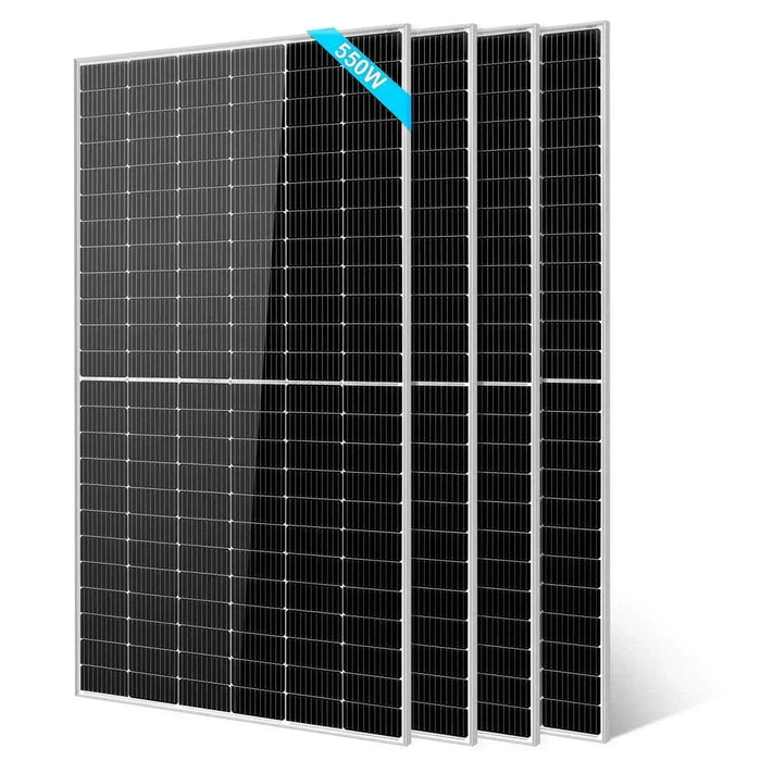 Green Vista Living Sungold Power 550 Watt Monocrystalline PERC Solar Panel - Installation View