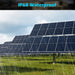 Green Vista Living Sungold Power 550 Watt Monocrystalline PERC Solar Panel - Close-Up
